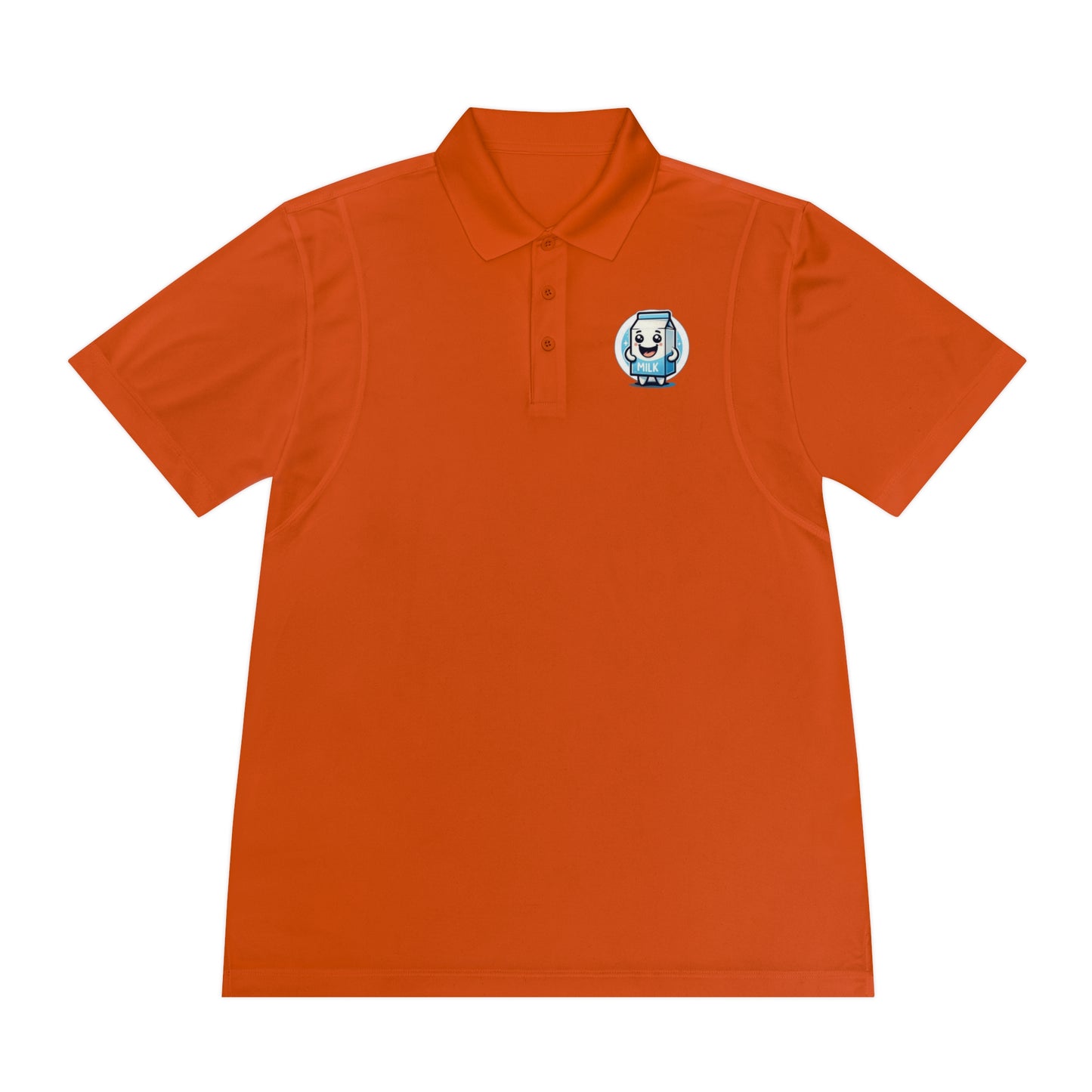 Poloshirt mit Milkbag-Emblem