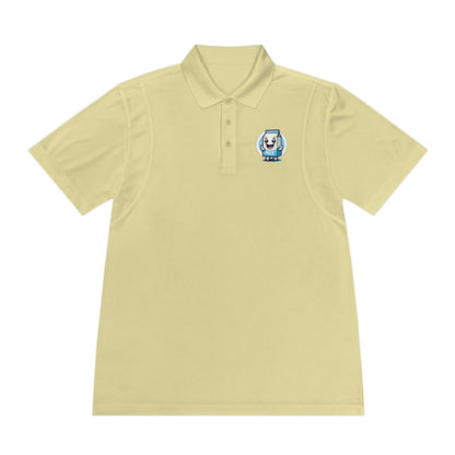 Poloshirt mit Milkbag-Emblem