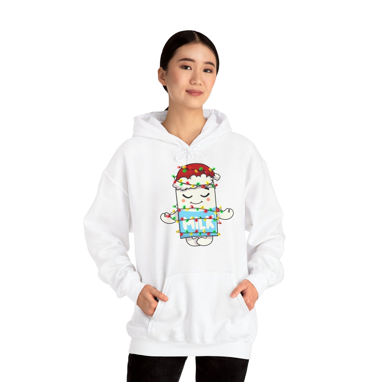 Milky Keeps Calm for Christmas Hoodie