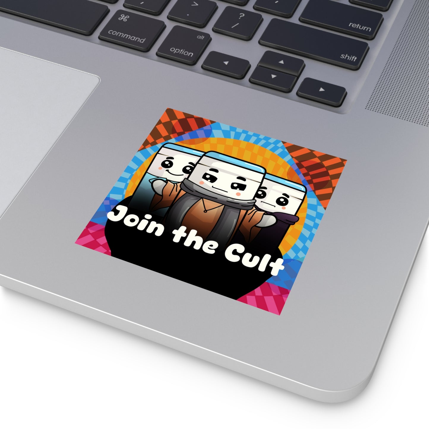 Join the Cult Square Vinyl Stickers