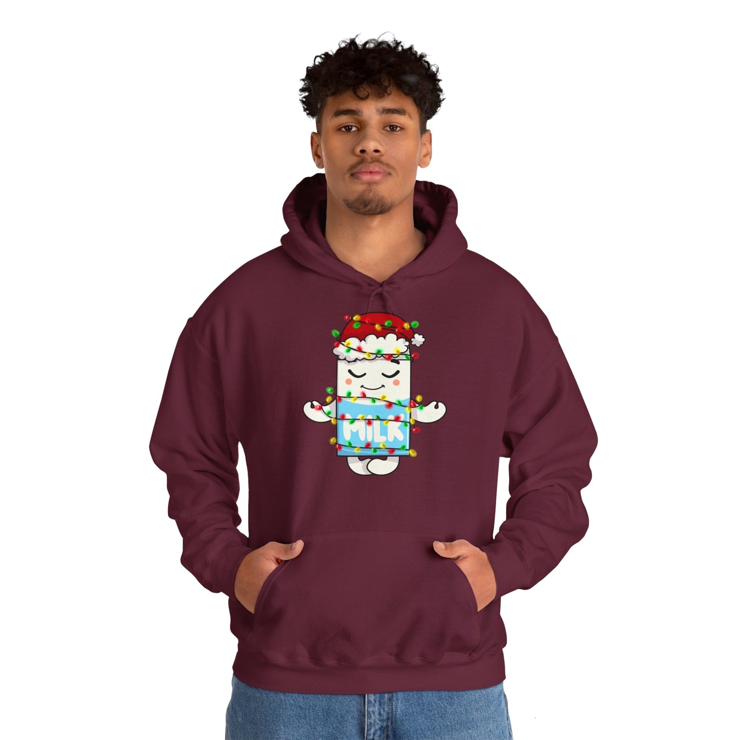 Milky Keeps Calm for Christmas Hoodie