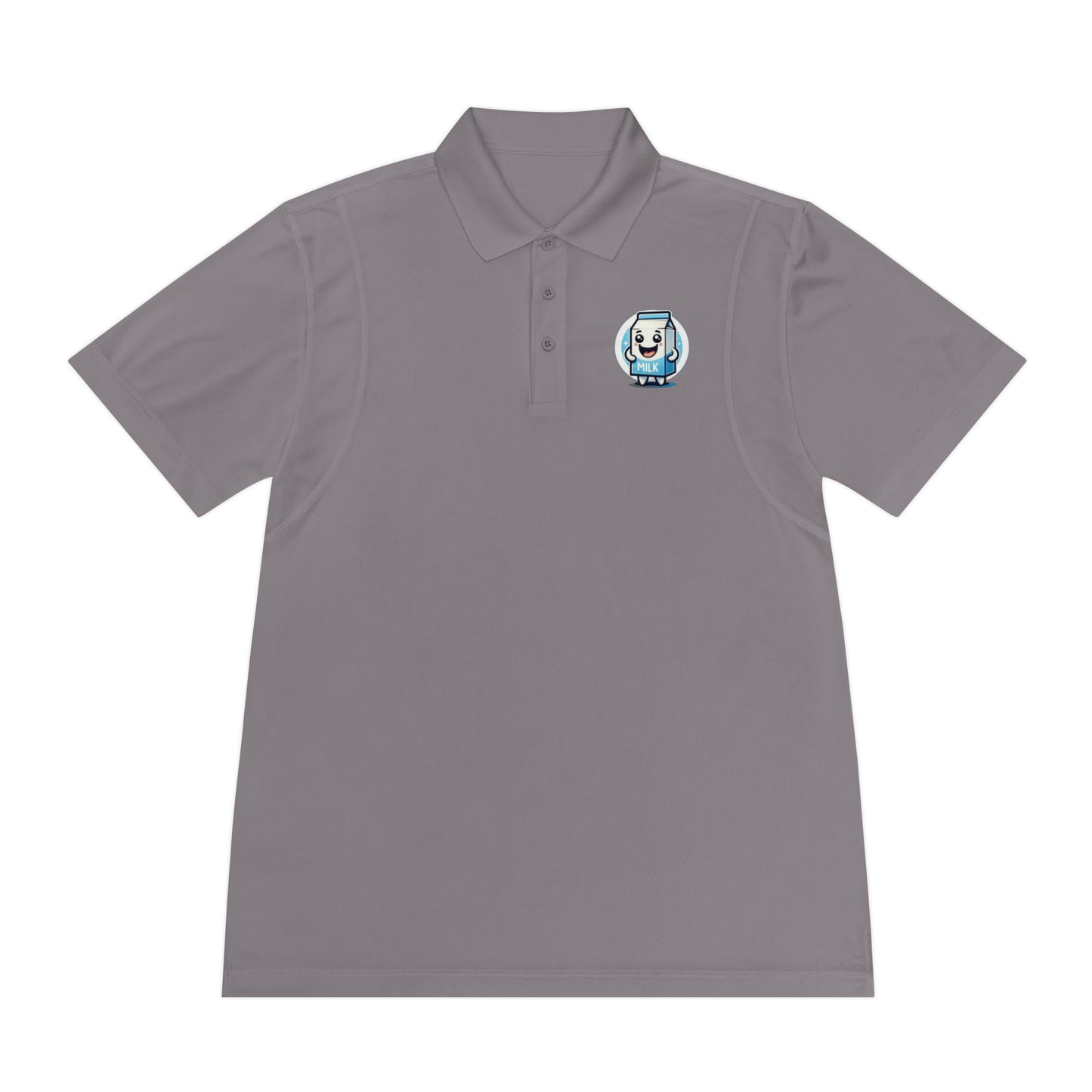 Poloshirt mit Milkbag-Emblem