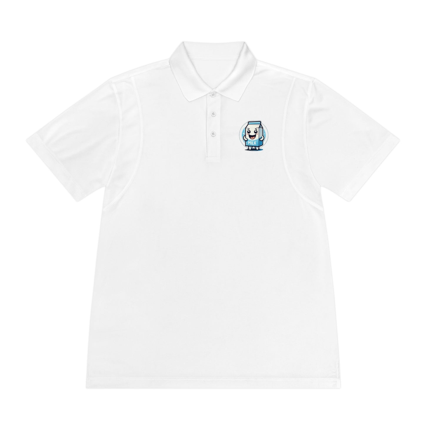 Poloshirt mit Milkbag-Emblem