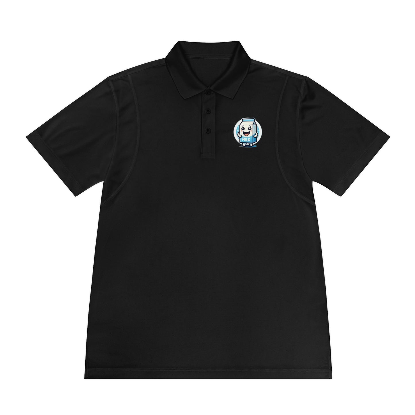 Poloshirt mit Milkbag-Emblem