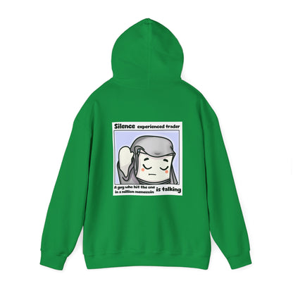 Silence Trader A Guy Who Hit The One In A Million Coin Is Talking Hoodie