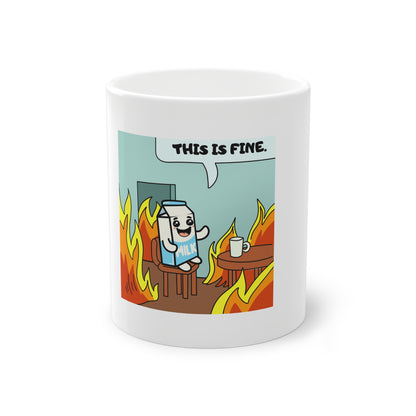 Milkbag "This is fine" Mug