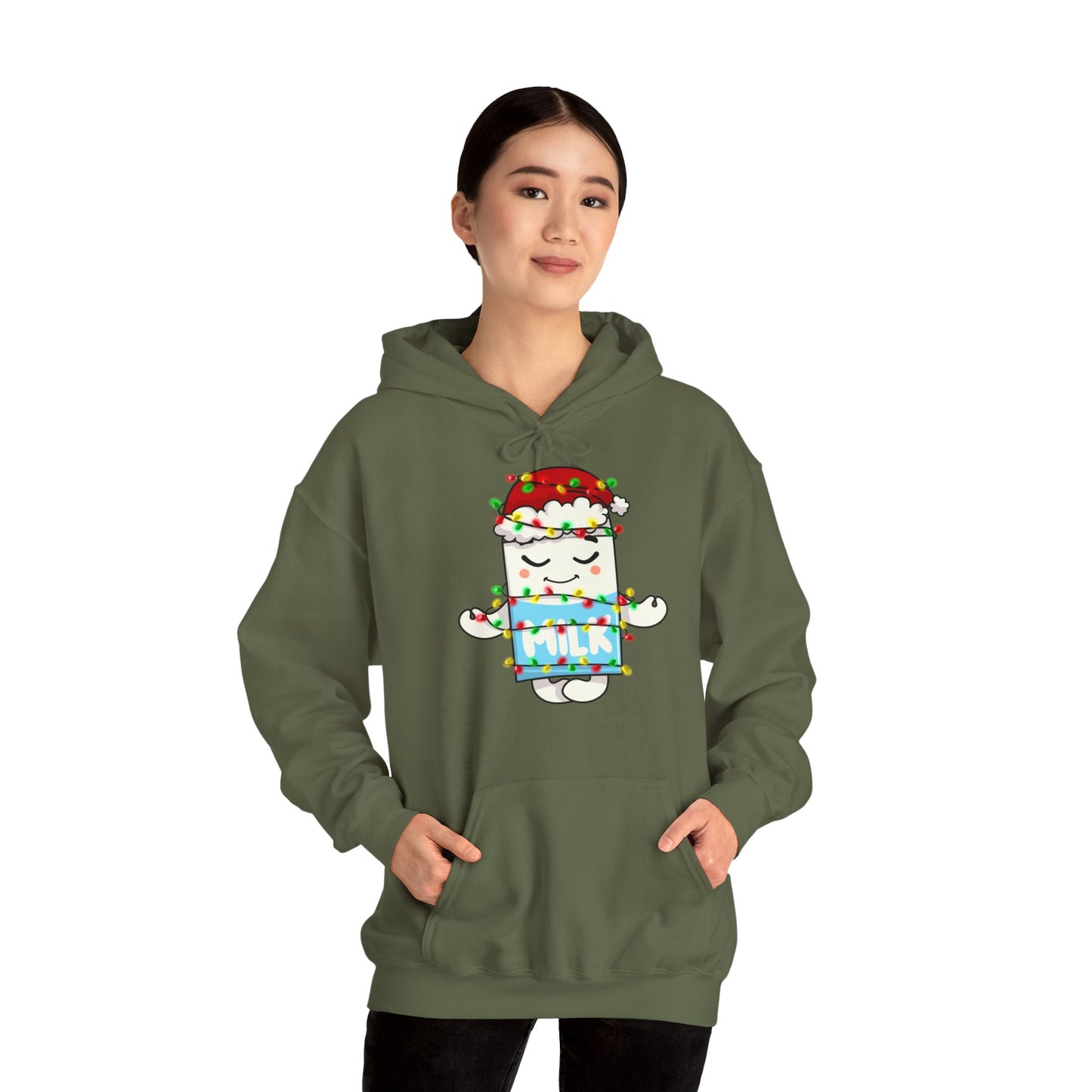 Milky Keeps Calm for Christmas Hoodie