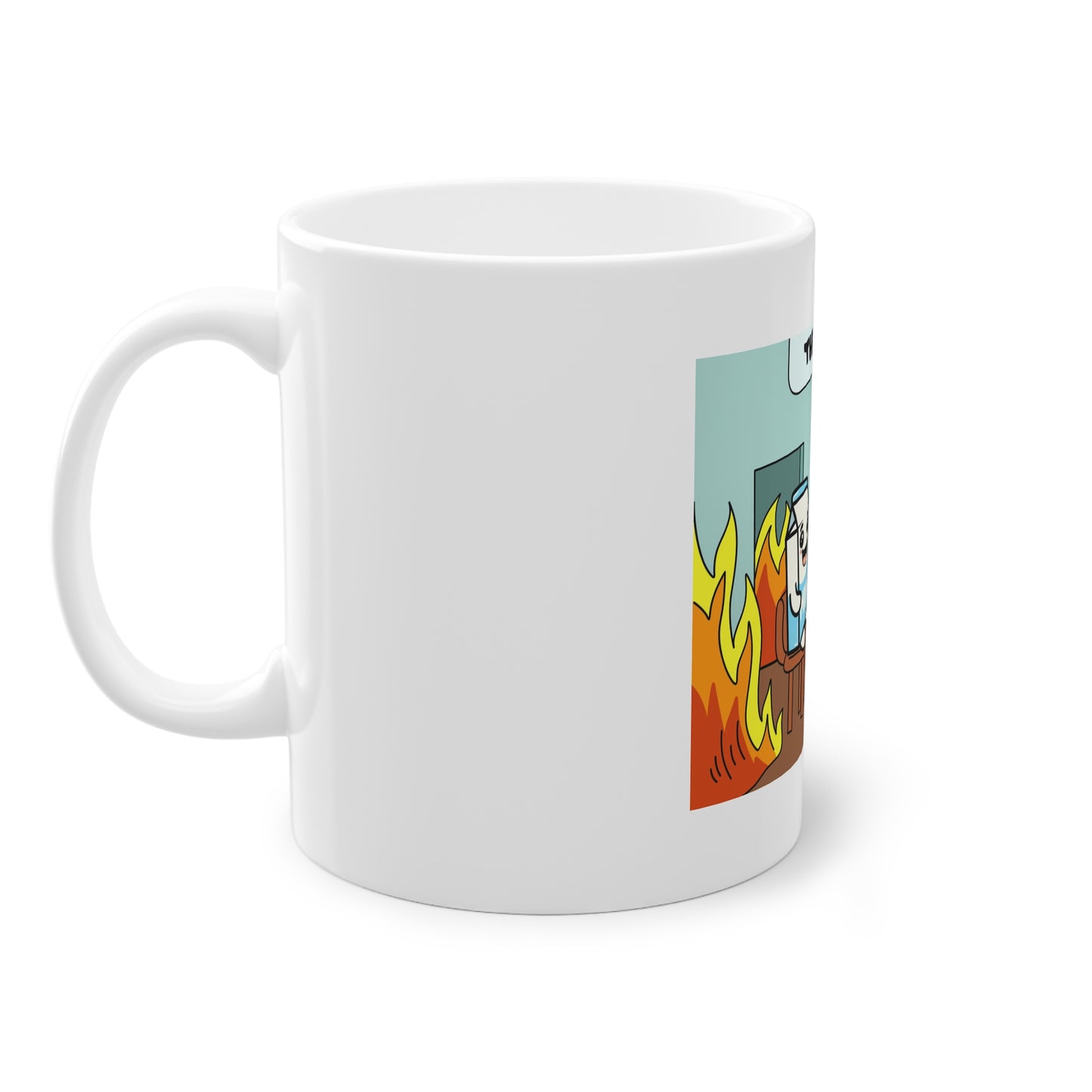 Milkbag "This is fine" Mug