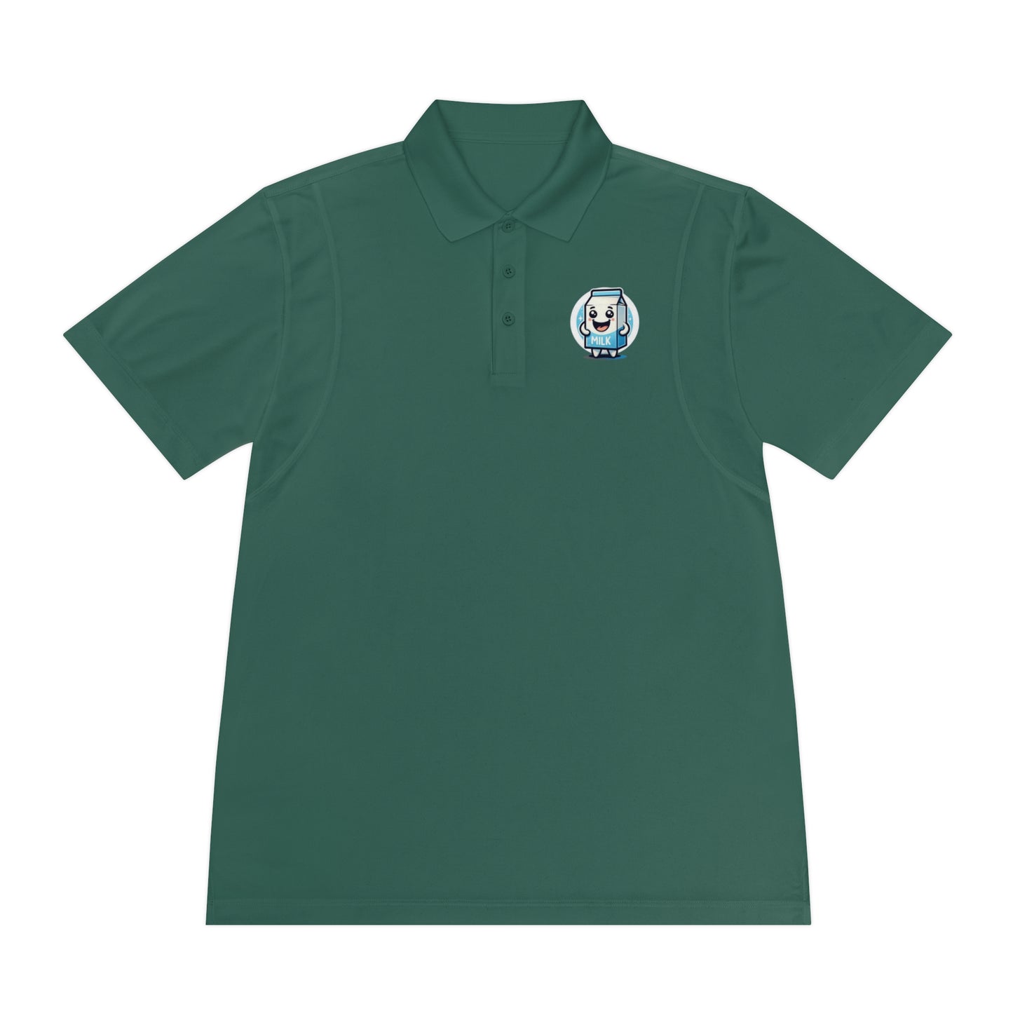 Poloshirt mit Milkbag-Emblem