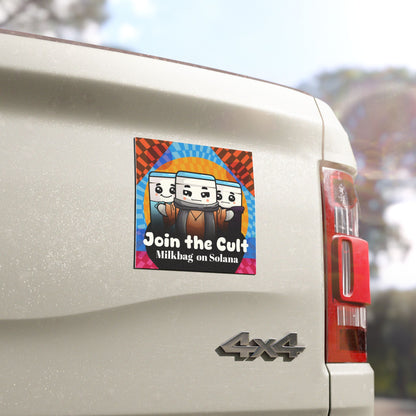 Join the Cult  Car Magnet